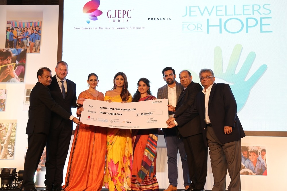 GJEPC’s CSR initiative ‘Jewellers for Hope’