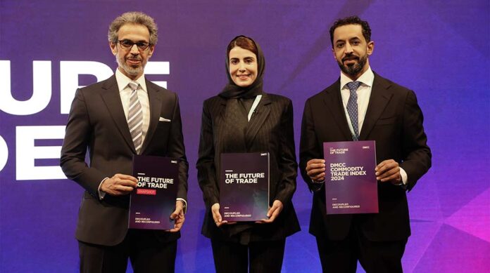 Report Launch Left to Right - Hamad Buamim, Feryal Ahmadi, Ahmed Bin Sulayem