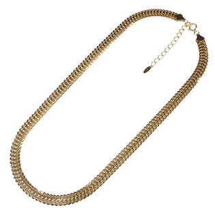 Heart Bismarck chain in 18-karat gold Bico Ghi Corporation