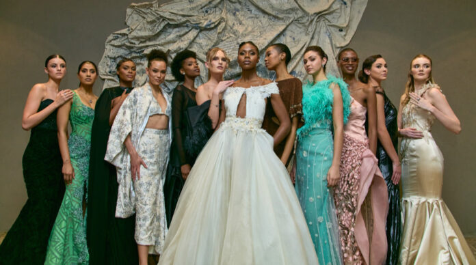 Models showcase the finalist designs at the prestigious Shining Light Awards