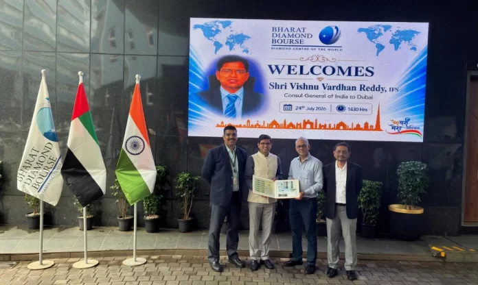 BDB Committee Highlights Close Ties between Diamond Industries in UAE and India