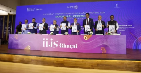 The 42nd edition of IIJS Bharat Premiere opened at the Jio World Convention Centre
