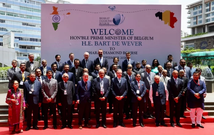 Belgian Prime Minister H.E. Bart De Wever Makes Historic First Visit to Bharat Diamond Bourse