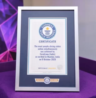 CaratLane Guinness World Record Certificate.JPG