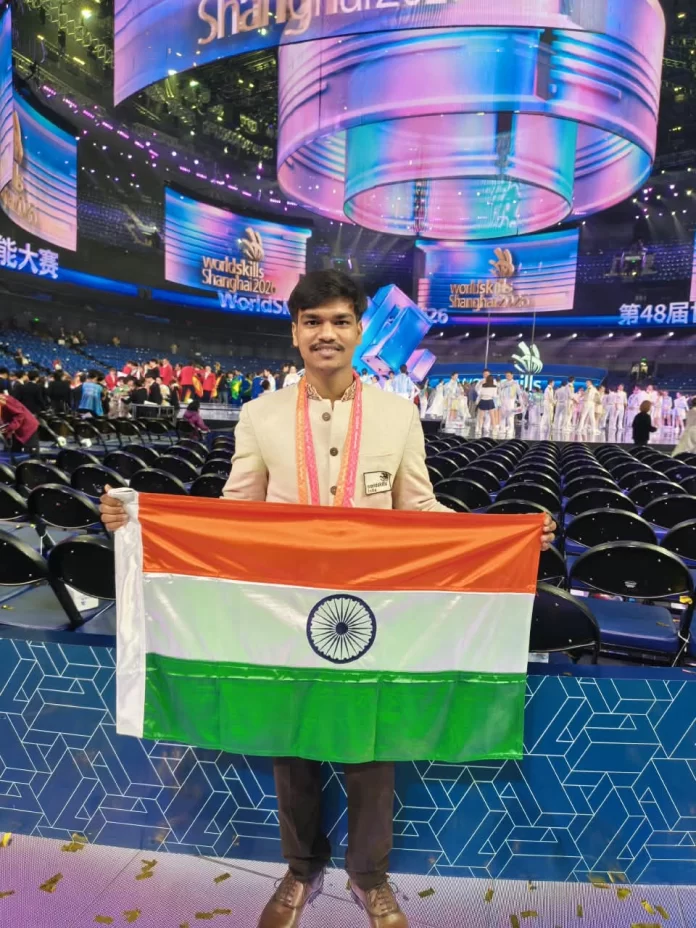 Global Skills Star: Joy Das Wins Medal of Excellence for India at Jewellery category WorldSkills Shanghai